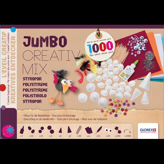 Jumbo Styrofoam Mix ca.1000pcs